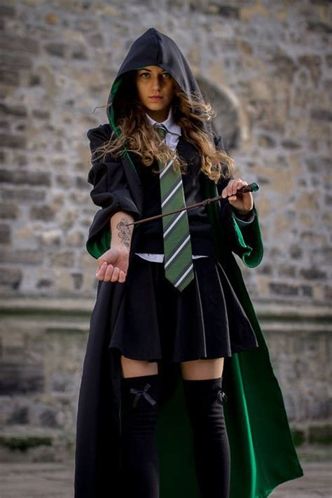 Slytherin inspired witch costume